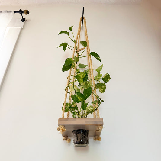 Hanging Wood Planter