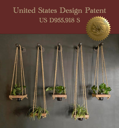 sizzix hanging planter Hanging Wood Planter