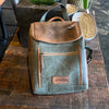 Leather + Canvas Backpack