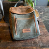 Leather + Canvas Backpack