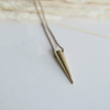 Brass Spike Necklace