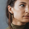Brass Tassle Earrings